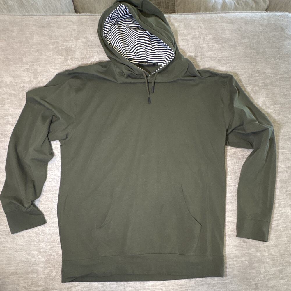 Coastal Recreation Green Woman’s Pullover Hoodie 2XL Jersey Cotton Blend